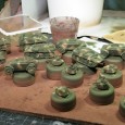 Usually I do not care about WIP posts. Personally I do not like WIPs when they show miniatures besides the painting technic is somewhat special. However I decided to show you my Toldis and Csabas before they are finished, because I managed to airbrush a quite good 3 color camoflage....