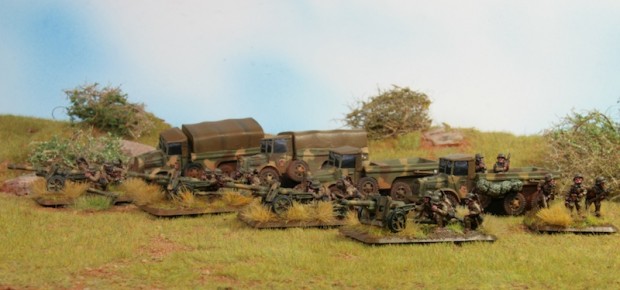 Hungarian FoW Miniatures: anti-tank guns painted by Tankred