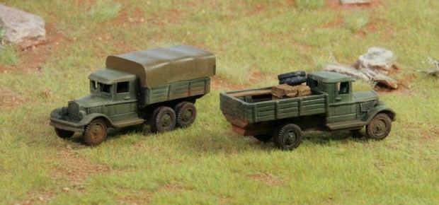 ZIS-5 truck model by Battle Front, painted by Tankred