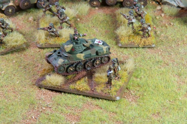 FoW hungarian objective: depicting a medic Toldi tank, which operated 1943 at the river Don