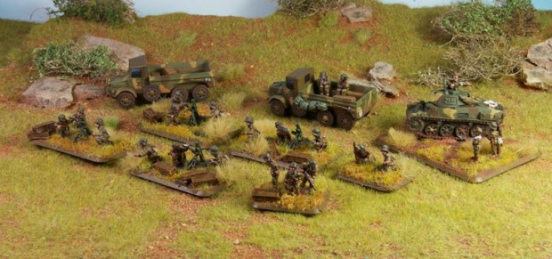 FoW hungarian mortar platoon by Battle Front painted by Tankred