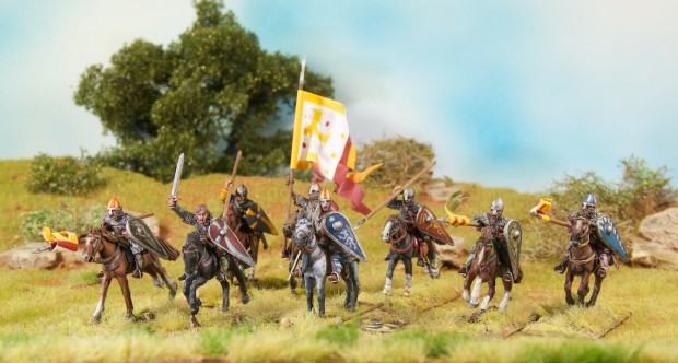 Norman Knights miniatures by Perry Miniatures, painted by Tankred, SAGA