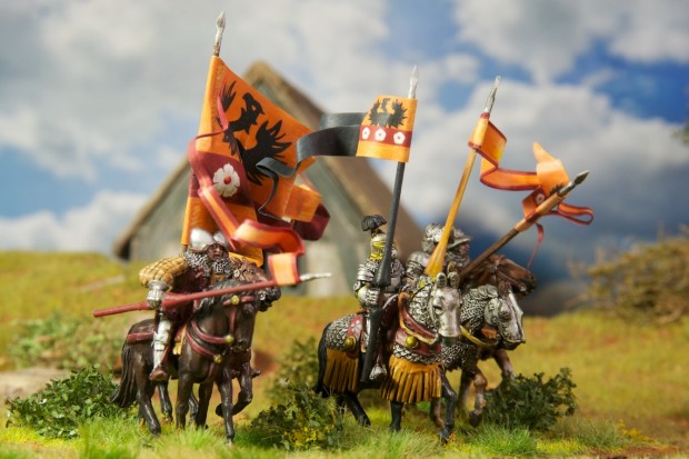 Heavy Patrician Cavalry miniatures by Perry Miniatures painted by Tankred