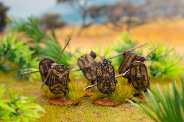 Azande Congo Minatures by Wargames Foundry painted by Tankred