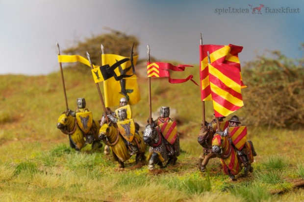 15mm feudal knights 13th century miniatures for Impetus painted by Tankred