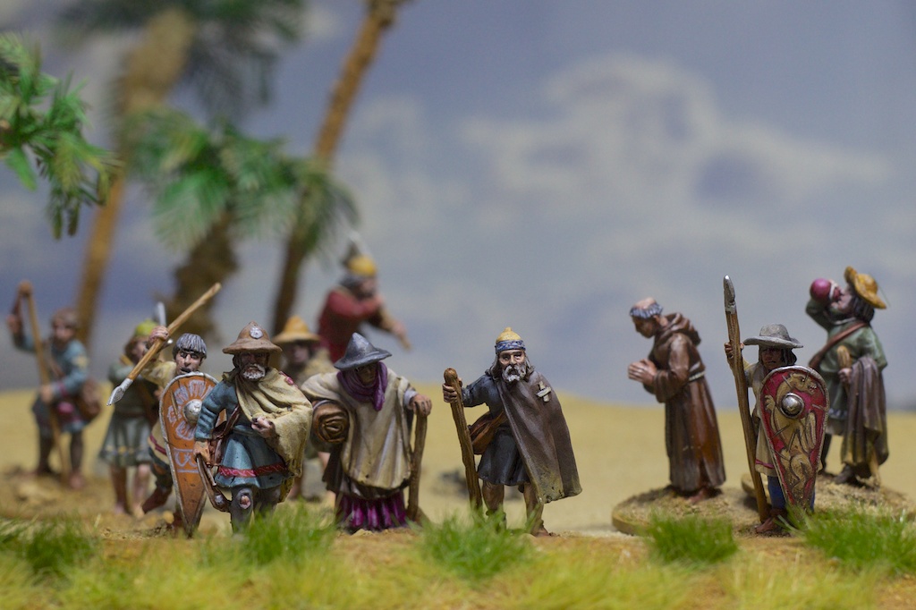 First Crusade Pilgrim miniatures painted by Tankred