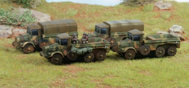 Hungarian Botond trucks, painted by Tankred