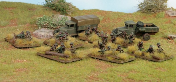 Hungarian Weapons Platoon, Miniatures Battefront, painted by Tankred
