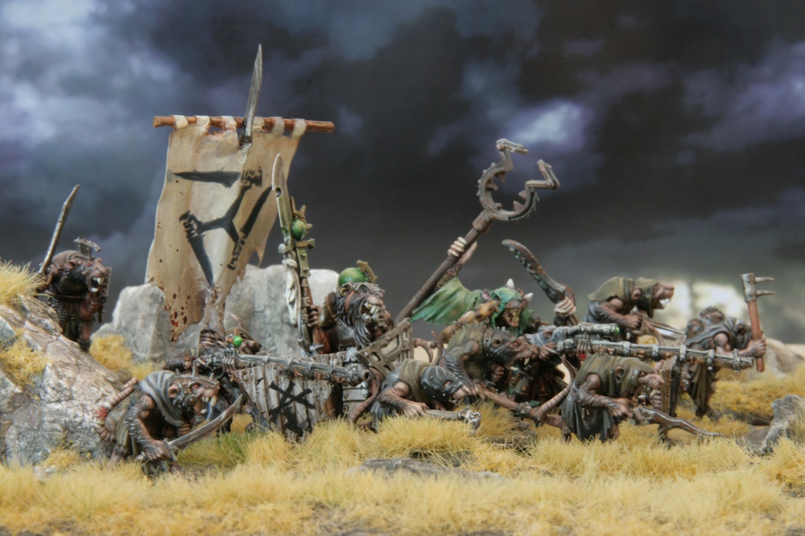Skaven miniatures, painted by Kerstin and Tankred
